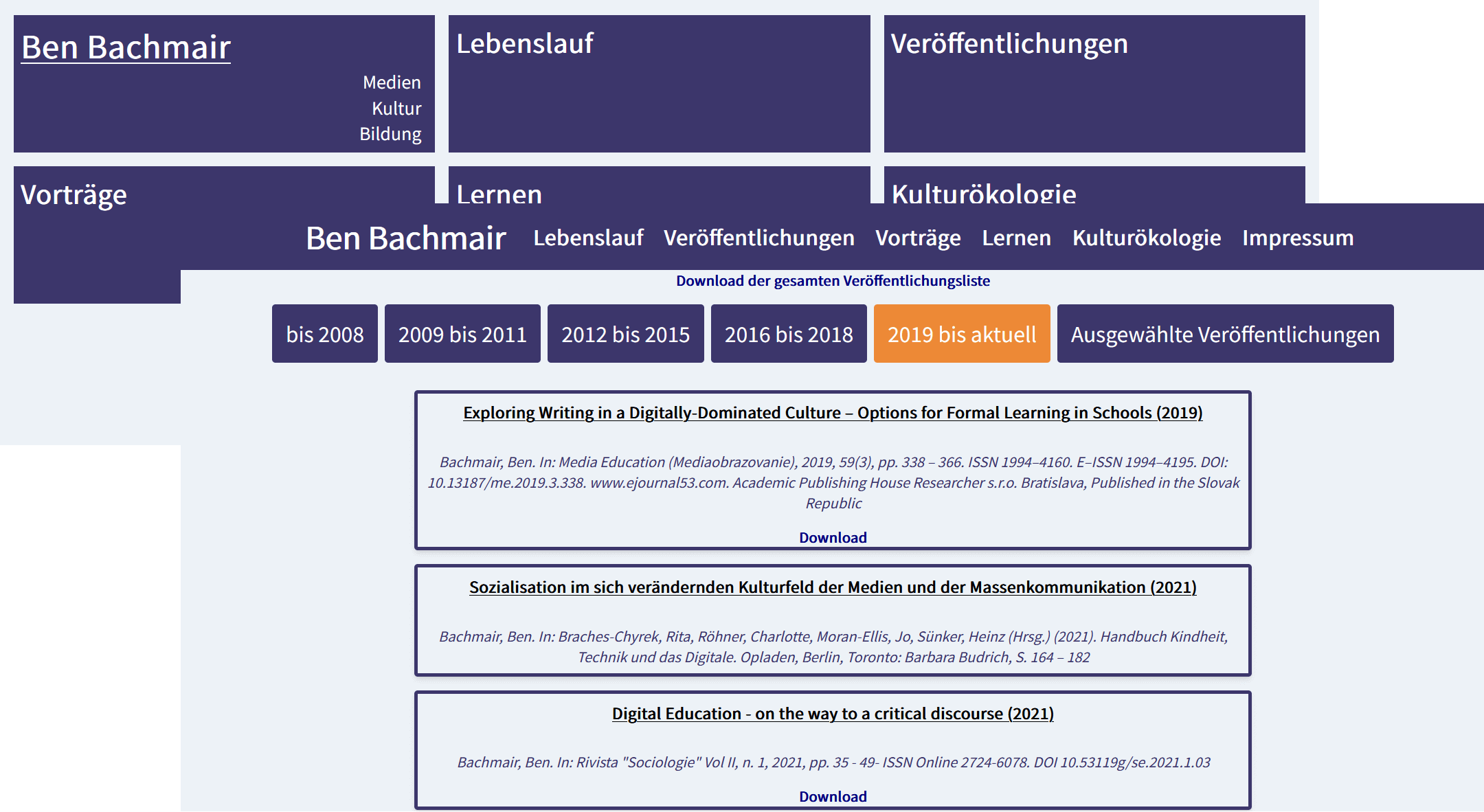 Ben Bachmair Screenshot