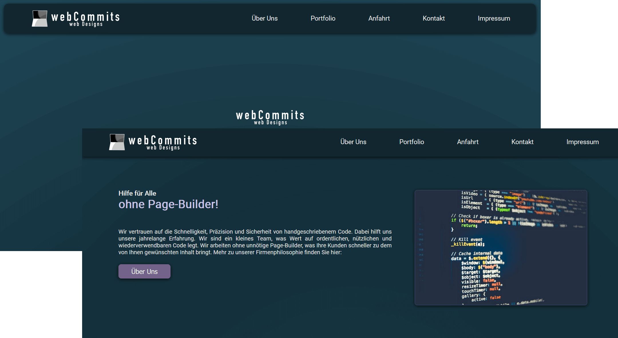 webCommits Screenshot